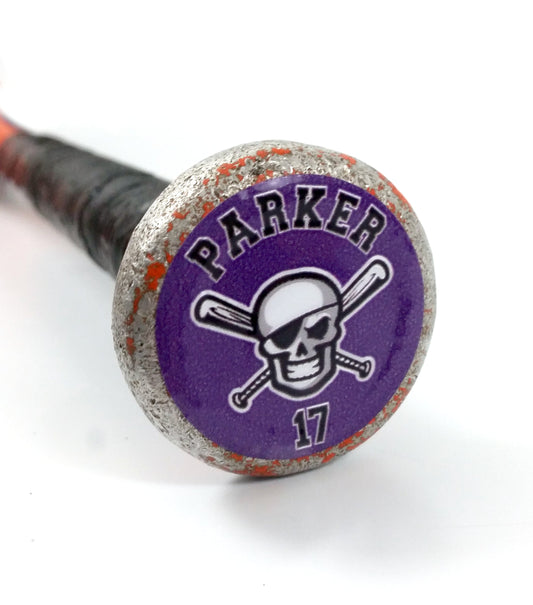 Personalized Round Bat Decals