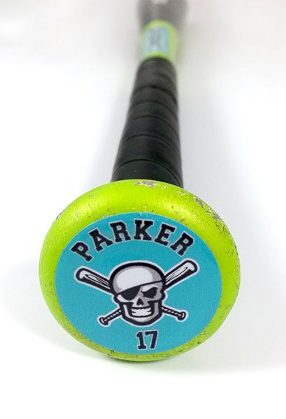 Personalized Round Bat Decals