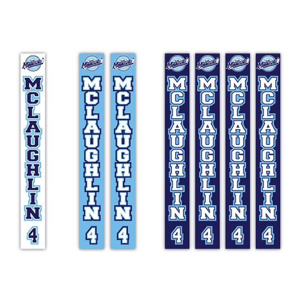 Personalized Lacrosse Stick Decals