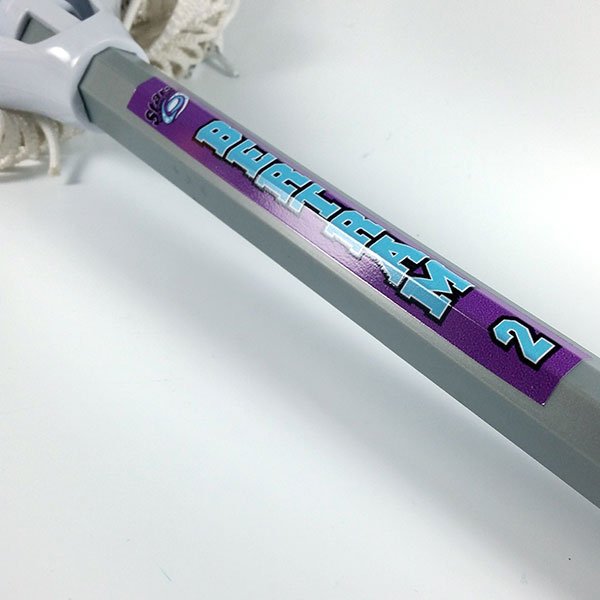 Personalized Lacrosse Stick Decals