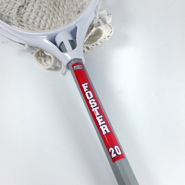 Personalized Lacrosse Stick Decals